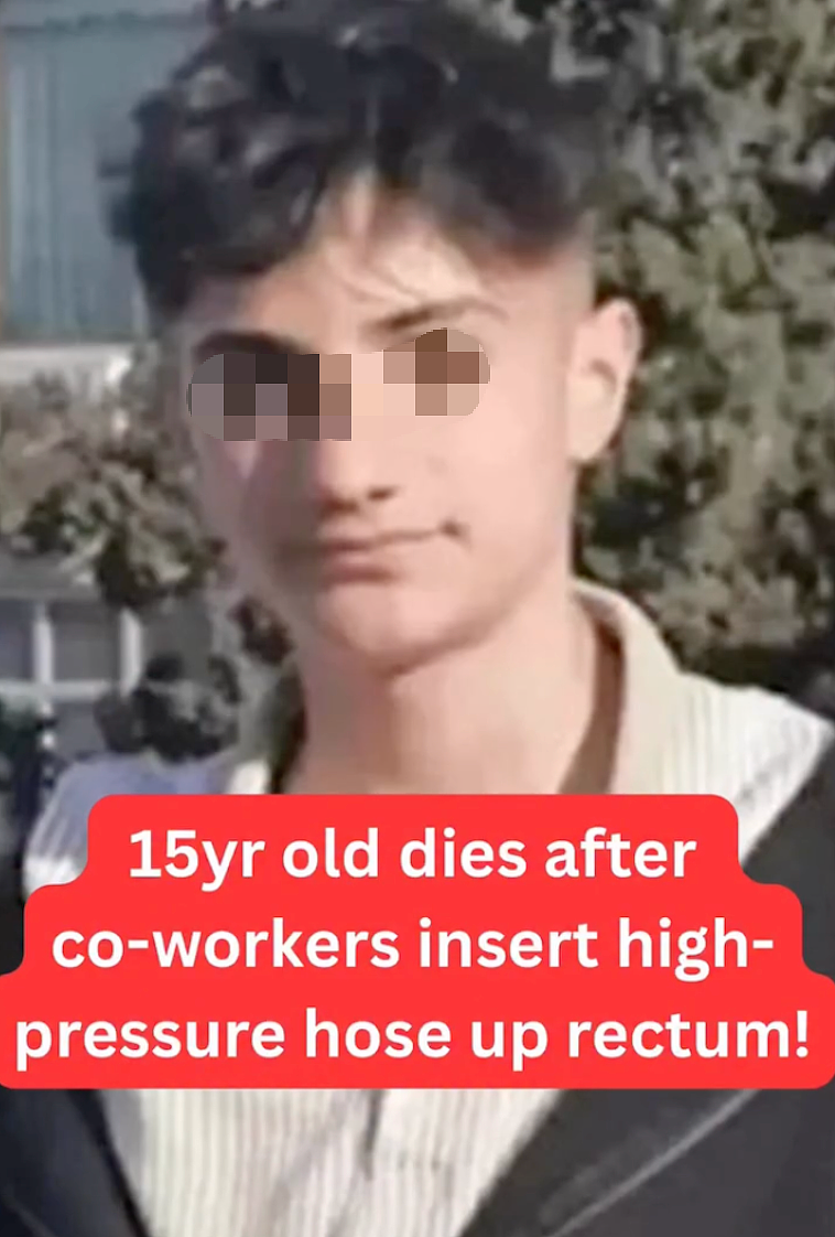 15岁少年被同事用高压气管“恶作剧”捅入肛门，肠道爆裂重伤而亡！网友怒：这就是谋杀（组图） - 9
