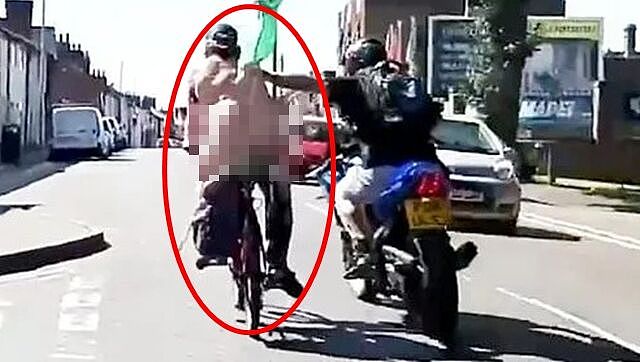 裸骑募款做慈善！大叔惨遭痛揍摔车，男嫌：以为是变态（图） - 1