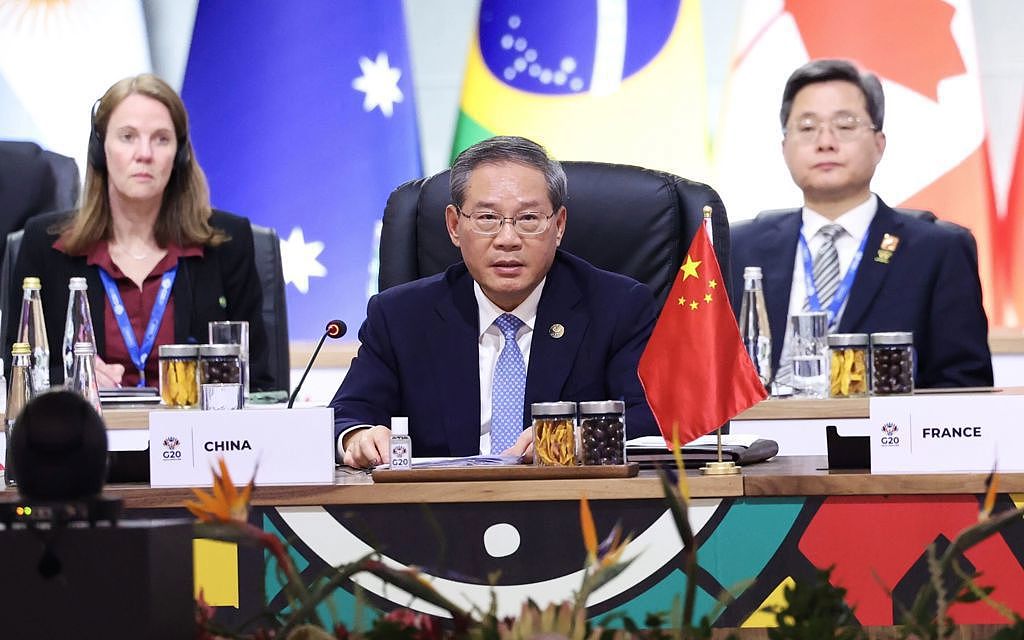 G20峰会李强突离席?高市发言时人不在:重申对话开放(组图) - 1
