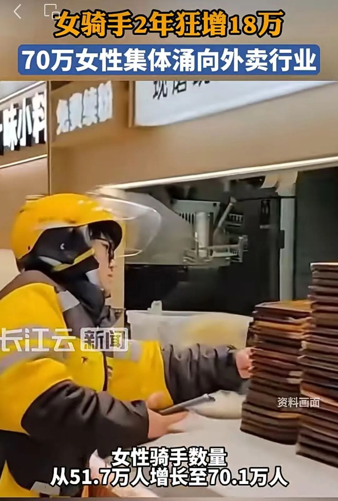 中国70万女性涌入骑手行业引发热议,背后的真相很残酷…(组图) - 2