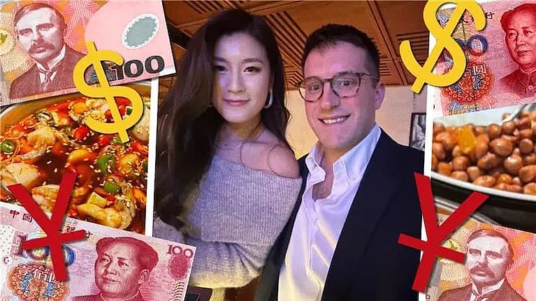 新西兰人去中国三线城市，“发现自己瞬间变土豪”，饭局账单让他破防（组图） - 1