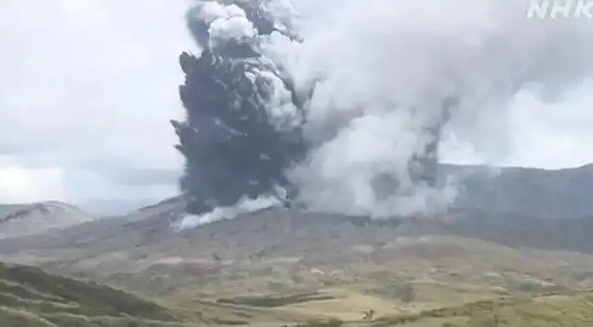 日本熊本阿苏发生5.7级地震，福冈华人称震感明显；震源地靠近活火山阿苏山，4年前曾两度喷发（组图） - 4