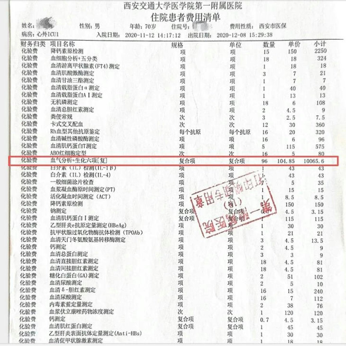 西安男入院被过度治疗因创伤过大亡，据称26项违规（组图） - 5