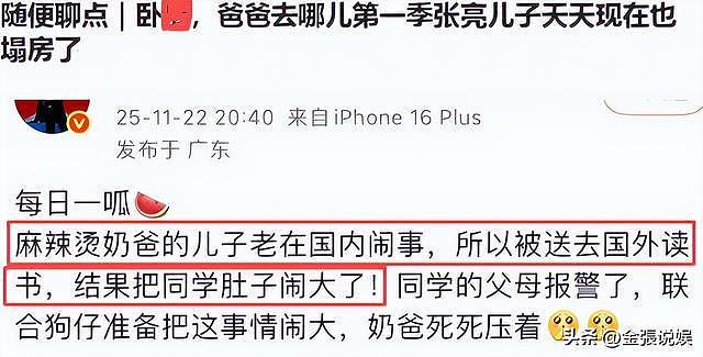 张亮儿子疑出事，被曝与女同学恋爱闹出怀孕，15岁早恋后送出国（组图） - 1