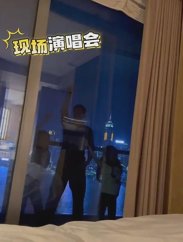 郭富城三胎女儿满月，一家五口在家庆祝，方媛出月子身材更丰腴了（组图） - 9