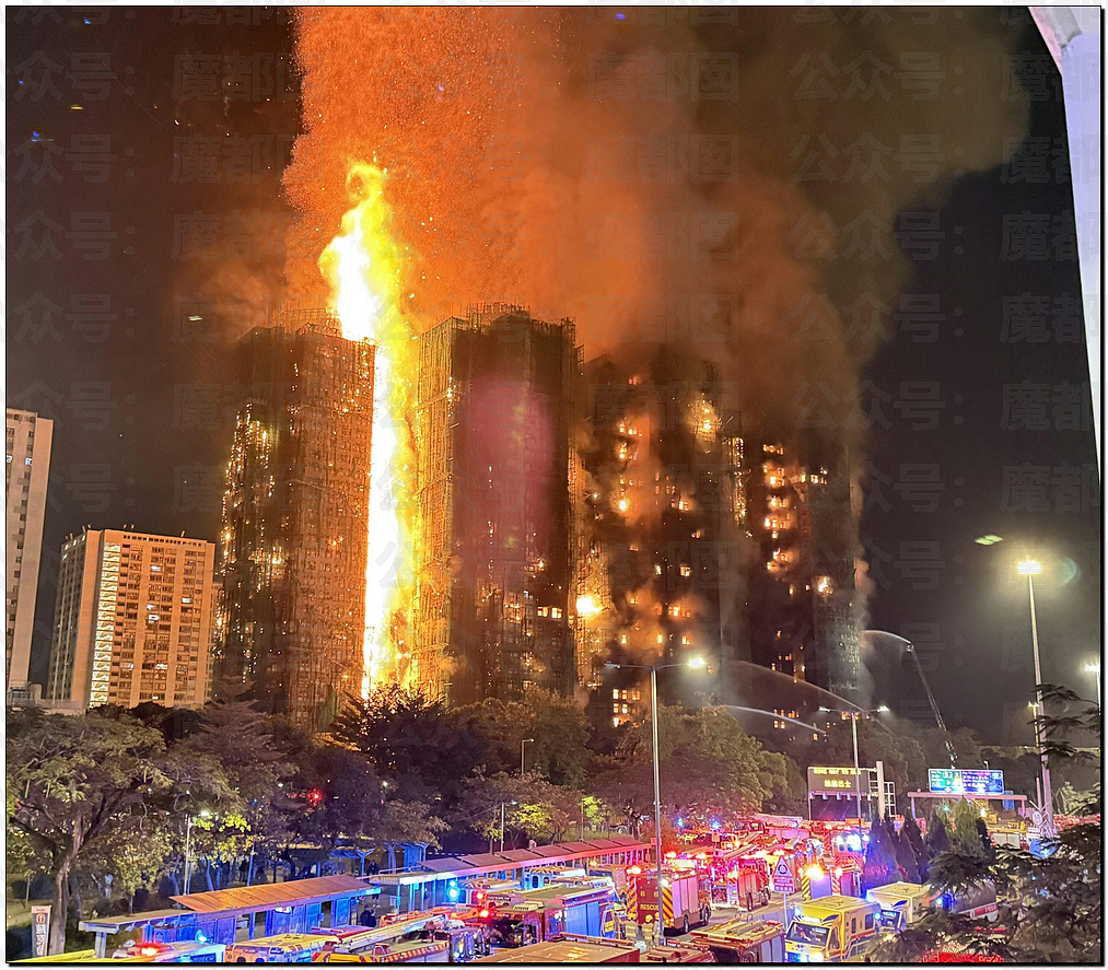 香港大火仿佛人间炼狱！竹子脚手架揭露行业腥臭垄断内幕（视频/组图） - 14