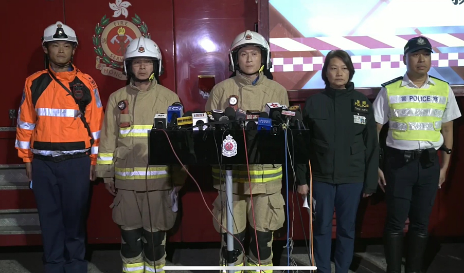 香港最严重火灾44人死，37岁殉职消防员妻已怀孕，全港哀痛（组图） - 11