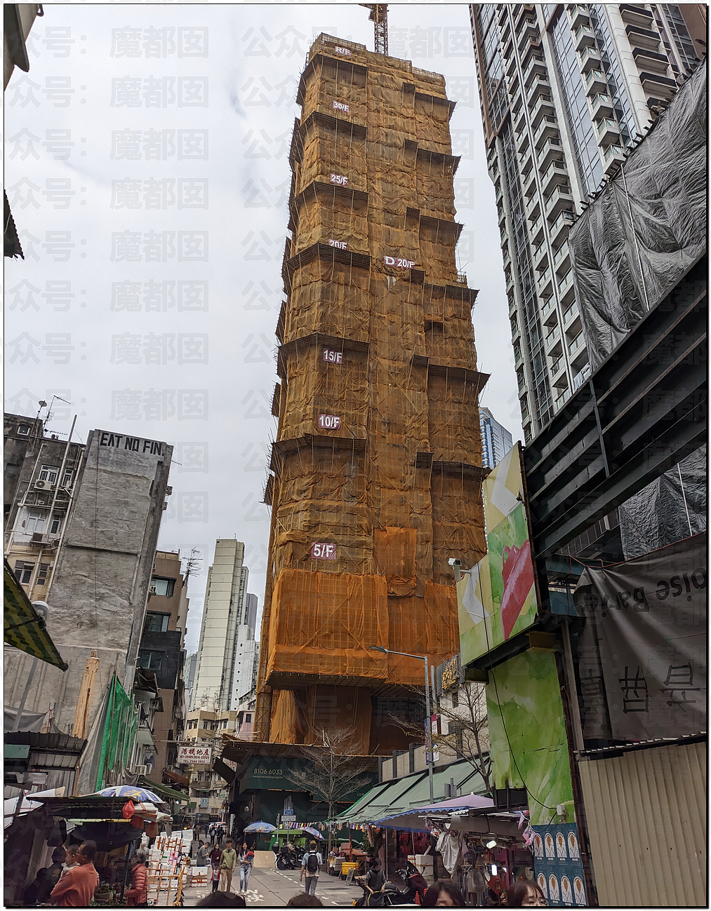 香港大火仿佛人间炼狱！竹子脚手架揭露行业腥臭垄断内幕（视频/组图） - 60