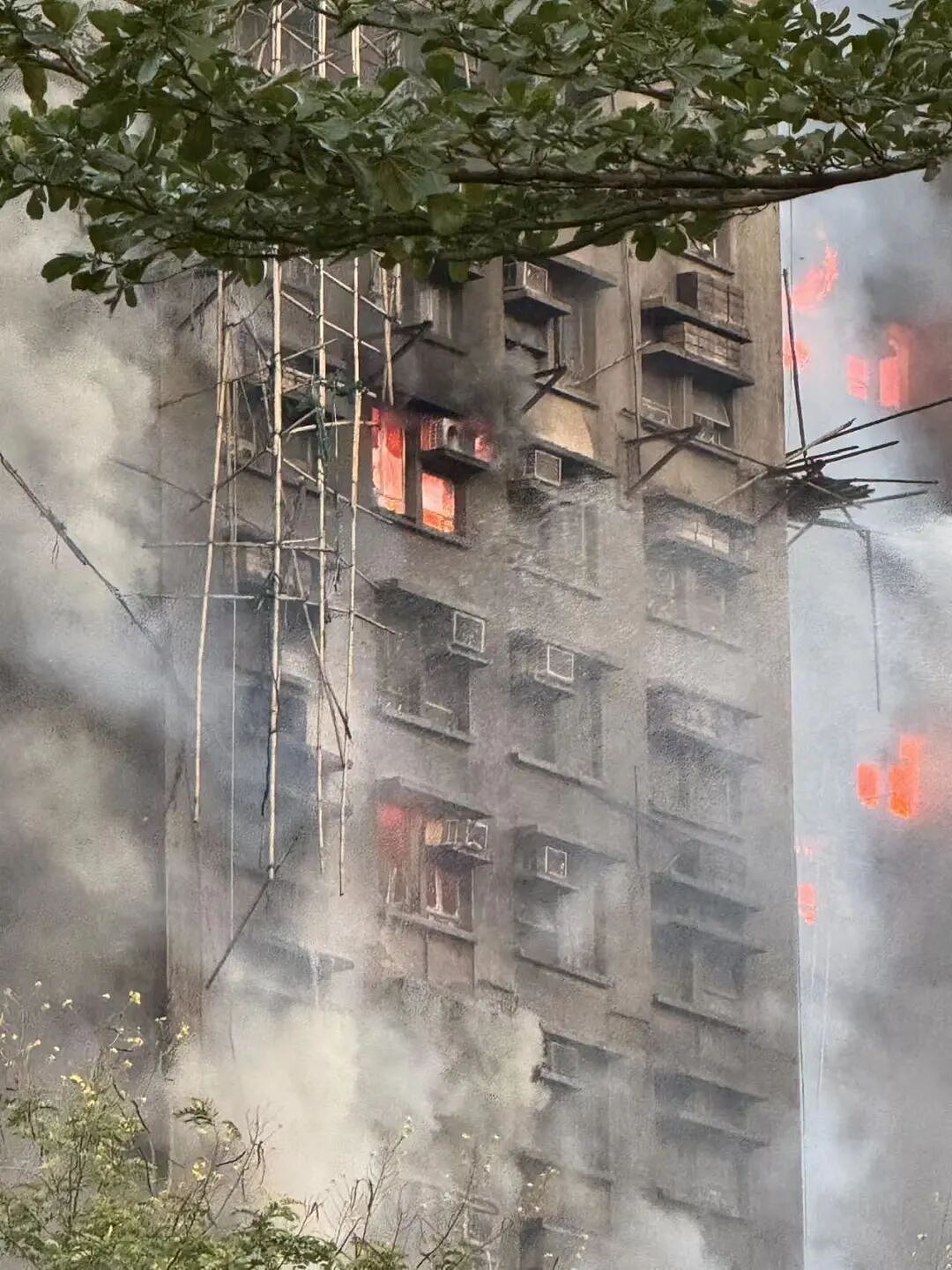 惨烈!香港大埔罕见五级大火,多幢大厦陷火海:至少36人遇难、279人失联(组图) - 7