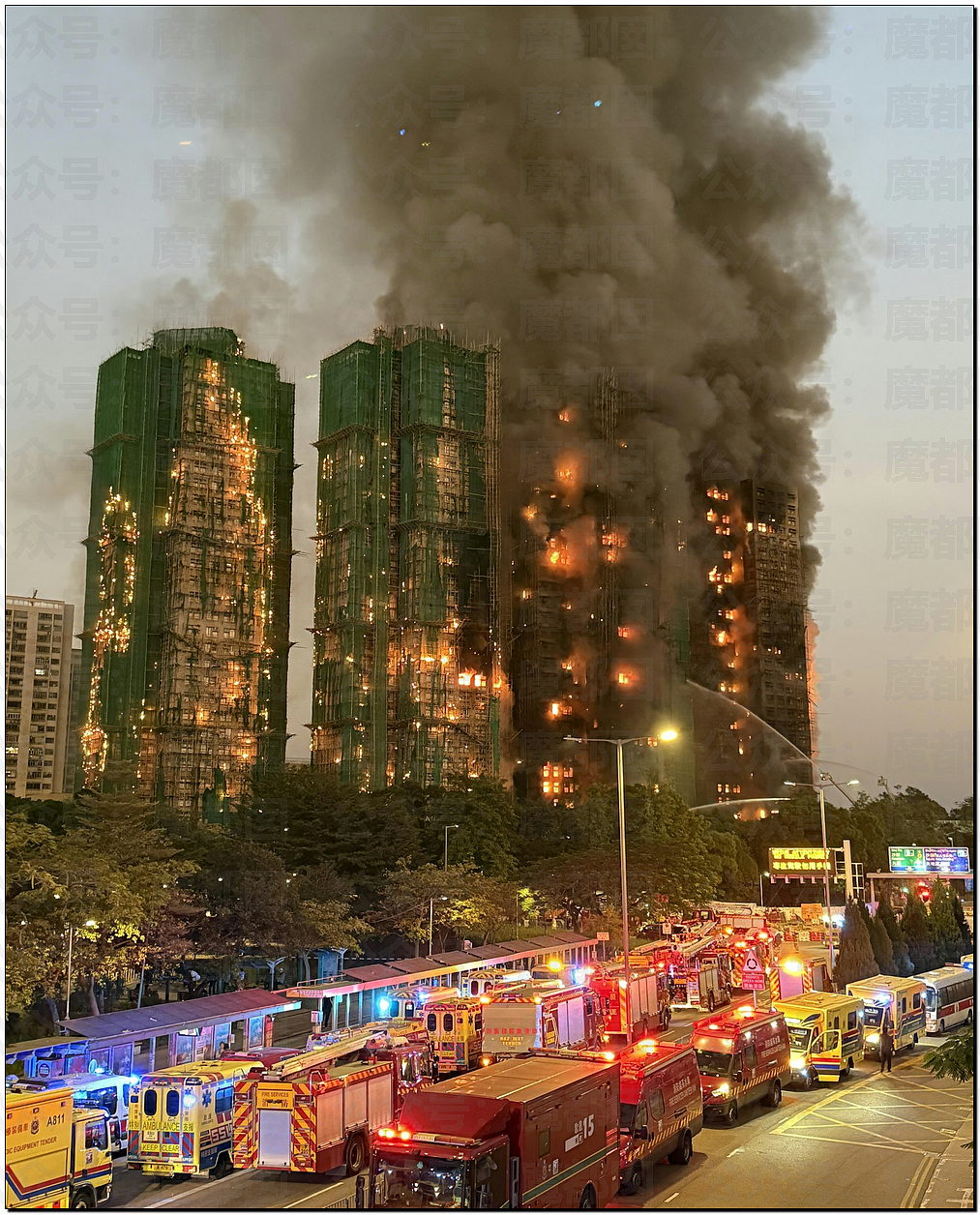香港大火仿佛人间炼狱！竹子脚手架揭露行业腥臭垄断内幕（视频/组图） - 34