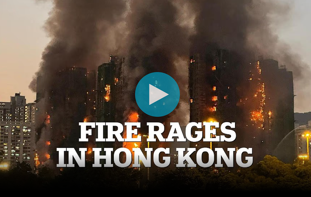 惨烈!香港大埔罕见五级大火,多幢大厦陷火海:至少36人遇难、279人失联(组图) - 1