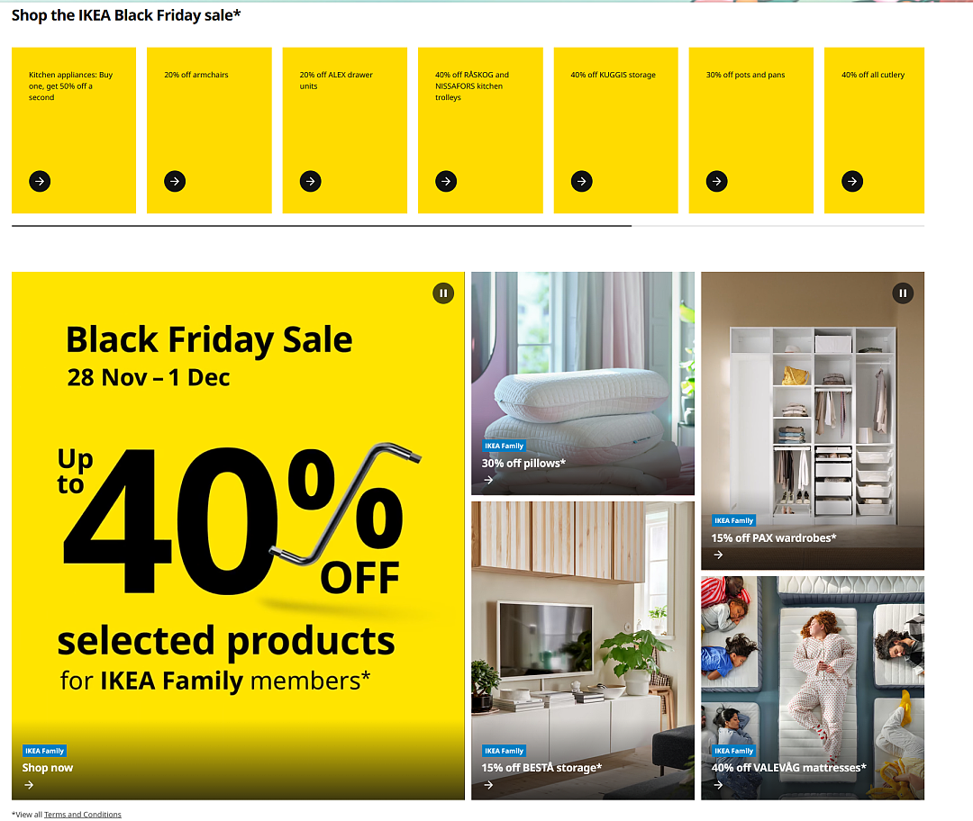 抓紧！【IKEA】宜家澳洲黑五特价正式开始（组图） - 1