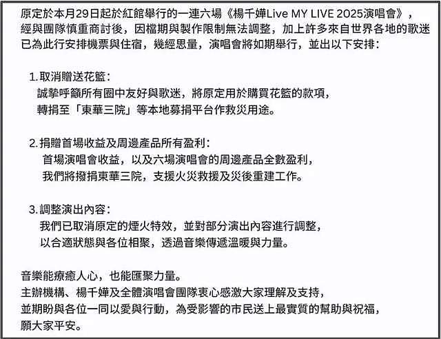 多位明星为香港火灾捐款！韩红基金拿出一千万，SM韩团捐出25万（组图） - 5