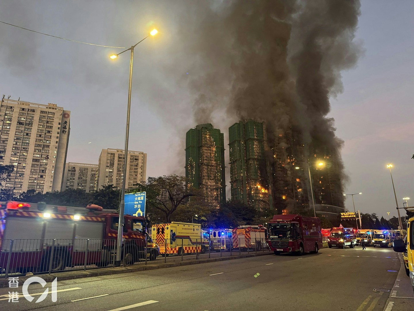 香港大埔烟民灾场附近乱扔未熄烟头，目击者：真的好讽刺（组图） - 1