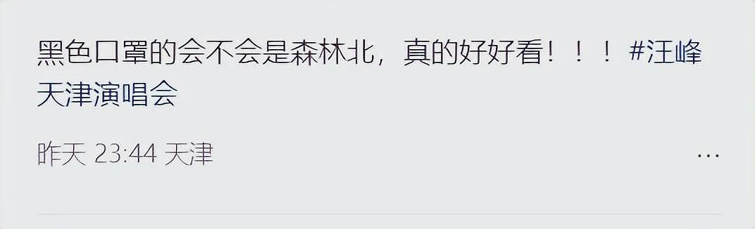 森林北现身汪峰演唱会，打扮精致坐VIP很显眼，与男友全程无交流（组图） - 19