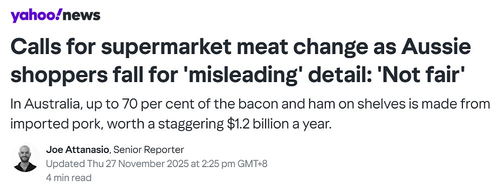 澳洲人都被误导了！你在超市买的这种肉，根本不是澳洲本地产的（组图） - 1