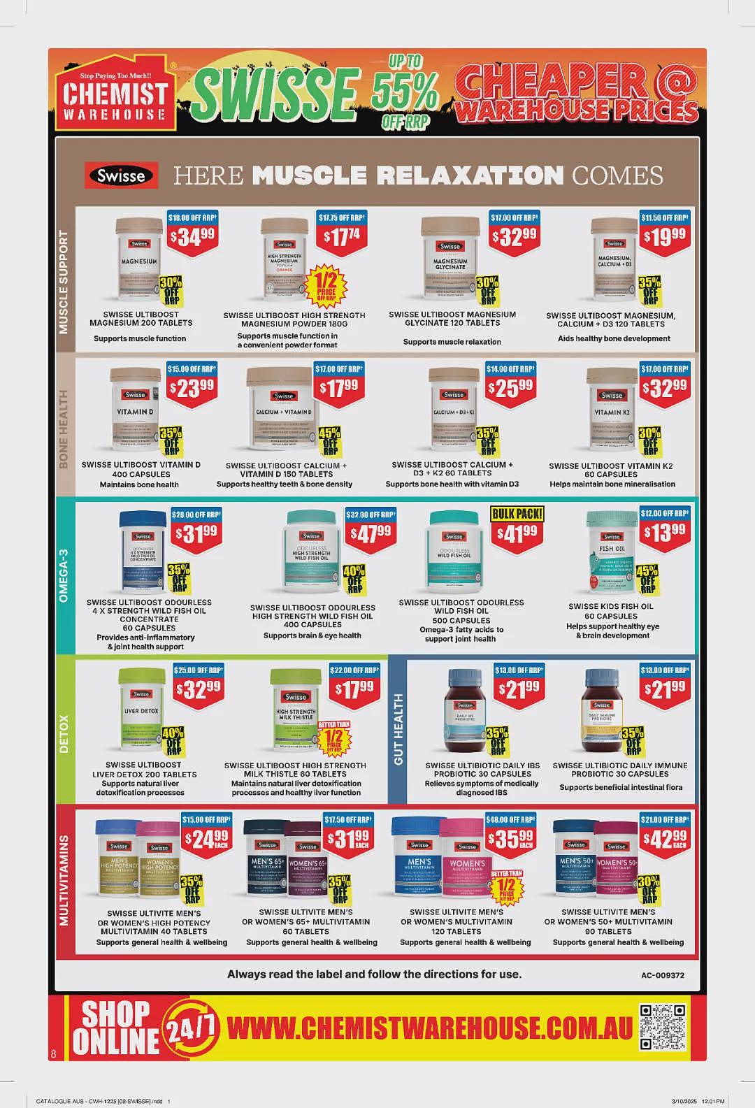 继续大量半价！【Chemist Warehouse】药店 12月1日至14日优惠目录（组图） - 8