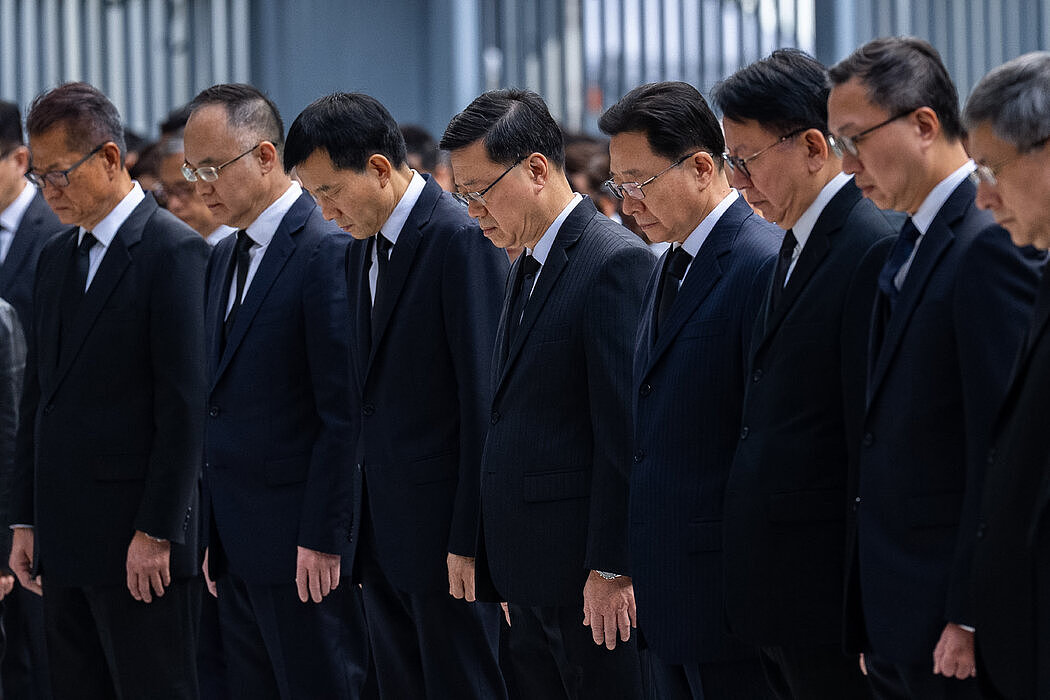 宏福苑致命大火考验北京对香港统治（组图） - 2