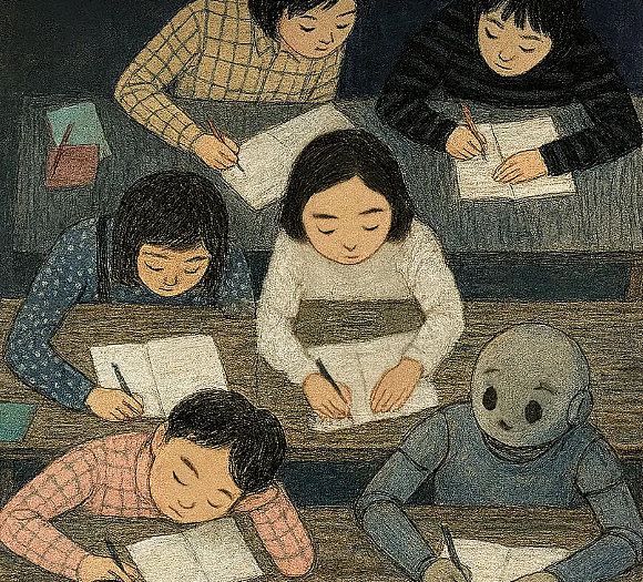 语文课被AI入侵？小学生用它写作文，老师拿它改作文（组图） - 1