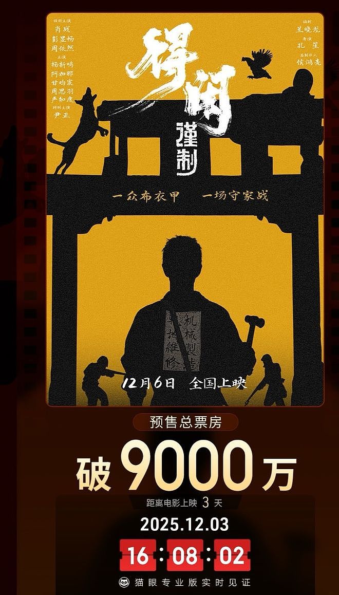 《得闲谨制》总预售破9000万!30多位明星包场支持,最新预告获赞(组图) - 2