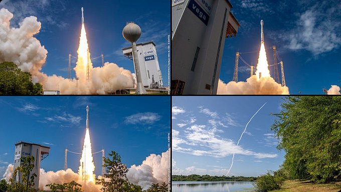 韩国“阿里郎7”号卫星在法属圭亚那发射成功（图） - 1