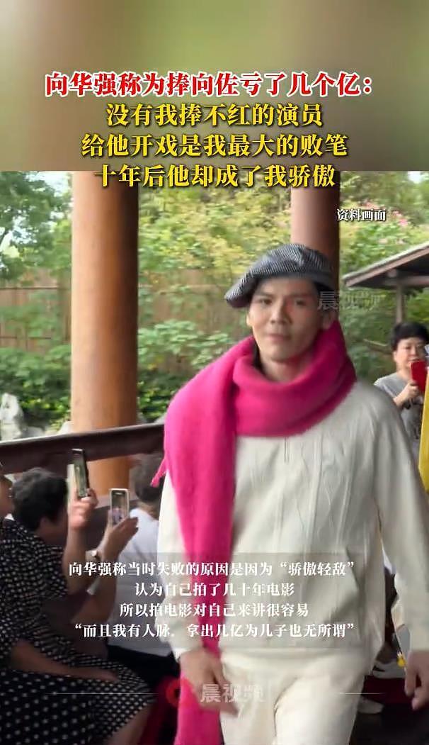 向华强自曝捧向佐是最大败笔:为捧向佐亏了好几亿(组图) - 3