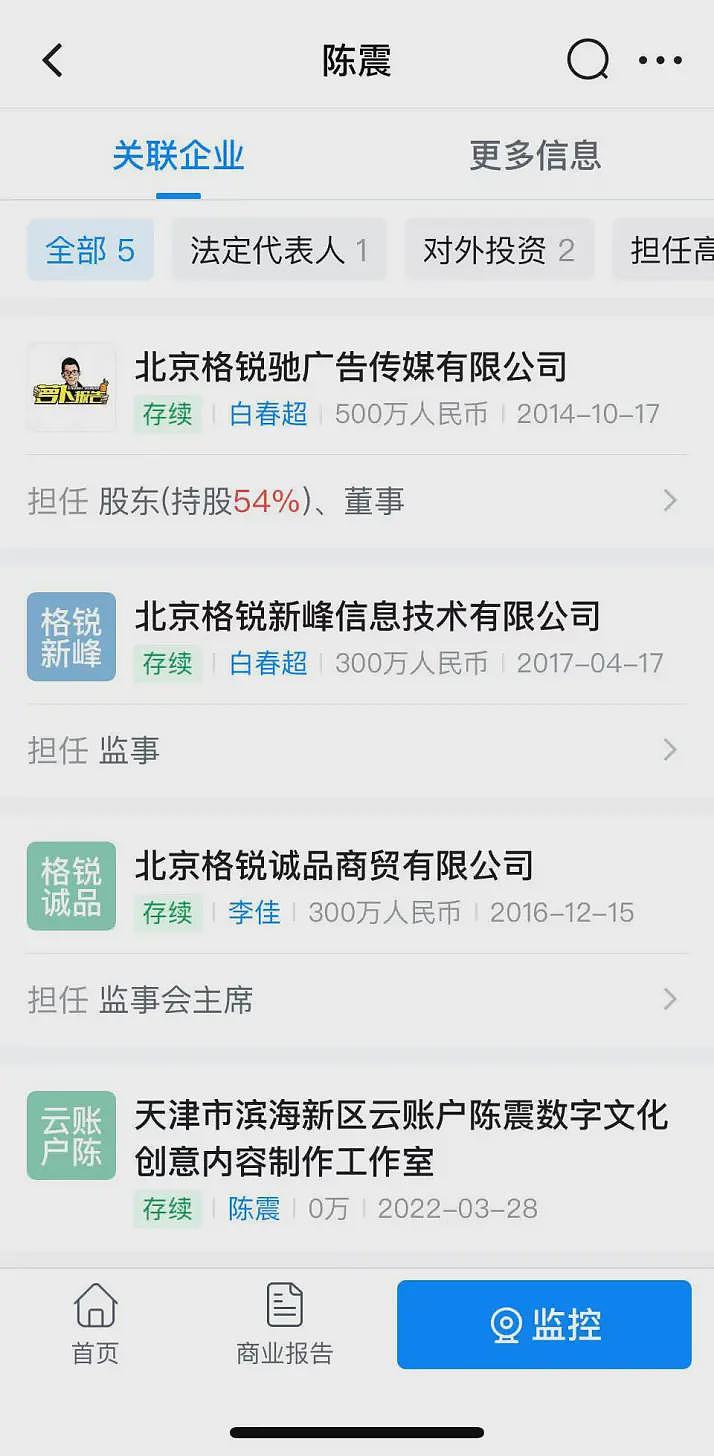 偷税被罚超200万的陈震，究竟有多赚钱？（组图） - 2