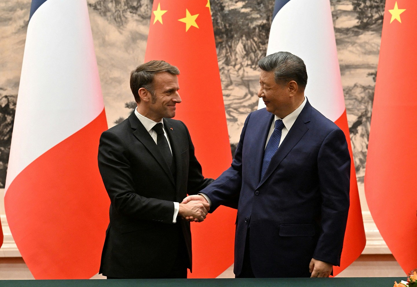 马克龙访华：中法达多份联合声明，涵盖农业食品与核能合作等领域（组图） - 2