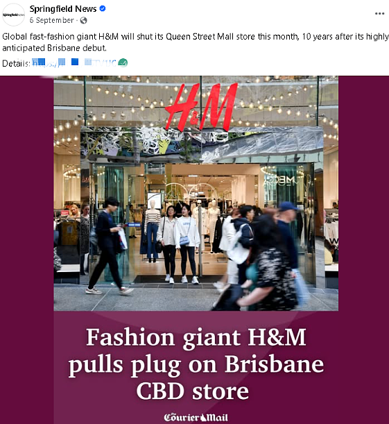 时过境迁！H&M全球关200店，澳CBD旗舰店已关门，官网清仓（组图） - 5