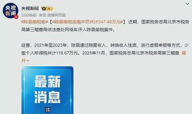 陈震被曝偷税后转战外网！新动态再惹非议，儿子受牵连，被扒美籍（组图） - 2