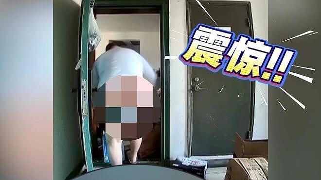 “辣眼睛”！上海男子天天露屁股取快递，邻居崩溃：怎活下去（组图） - 1