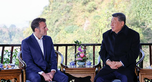 法兰克福汇报：马克龙访华：姿态宏大，内容贫乏（图） - 1