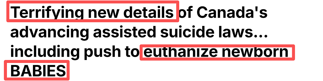 炸裂！加拿大要允许新生儿安乐死？患病女子没地方住，竟然也去死了（组图） - 1