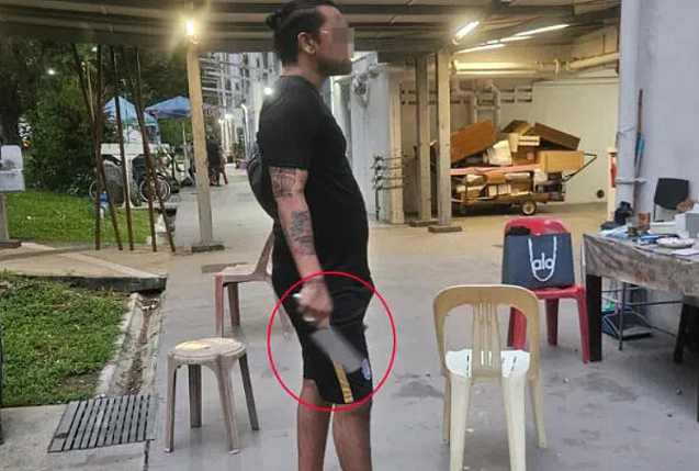 新加坡再现惊天血案!男子持刀狂砍组屋居民、现场血迹斑斑、反恐部队紧急出动…(组图) - 4