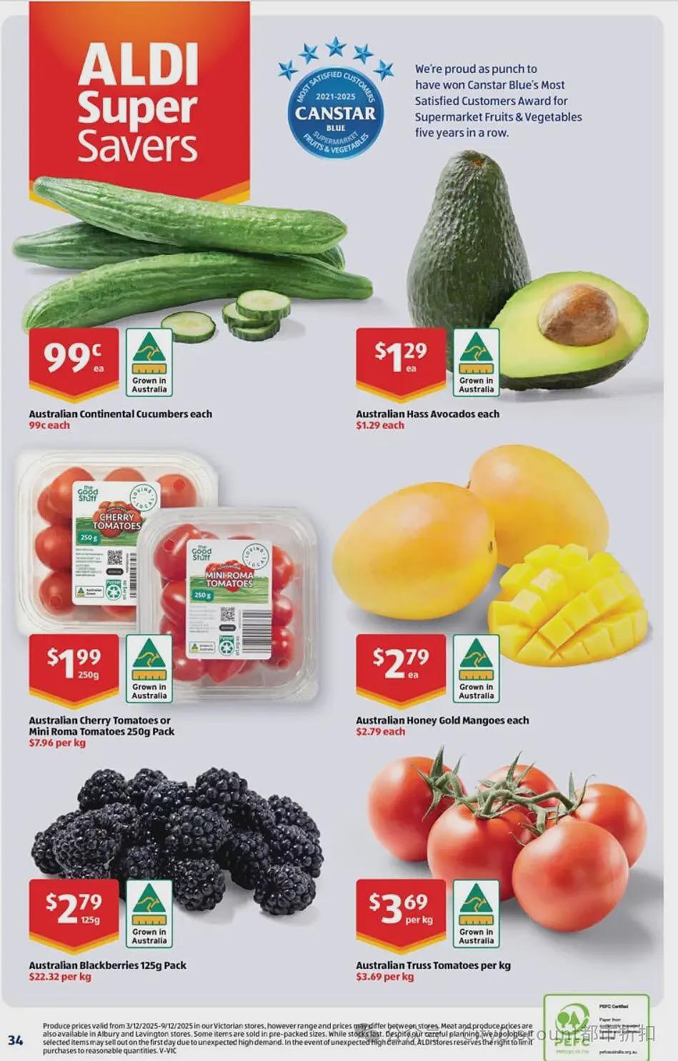 本周最新！澳洲各大超商特价商品一网打尽，大批好物骨折破半价！Woolworths、Coles、Aldi、UMall…（组图） - 131
