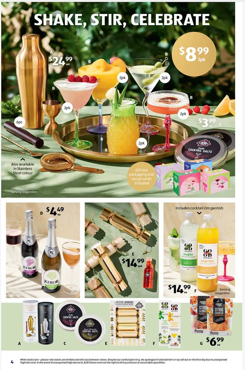 喝着鸡尾酒,吃着花生!【Aldi】12月10日起 特价品及本期特价食品(组图) - 3