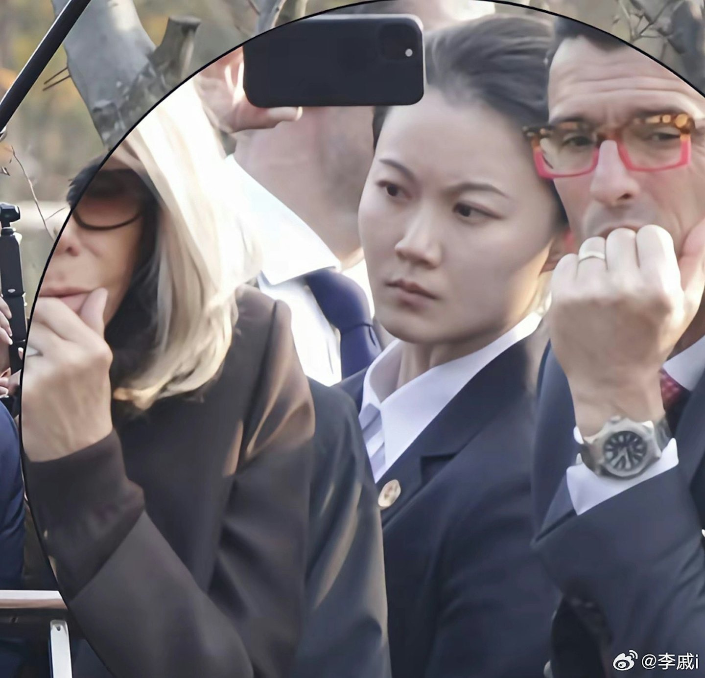 马克龙夫人身边的女保镖是谁?真名不叫严月霞(组图) - 6