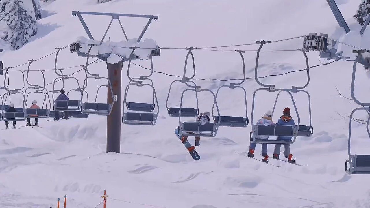 “穷滑”的年轻人，打败昂贵的雪（组图） - 1