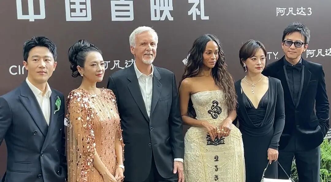《阿凡达》首映礼尴尬一幕!章子怡被吐槽拜高踩低,主动和卡梅隆热聊,对孙俪邓超冷淡(视频/组图) - 3