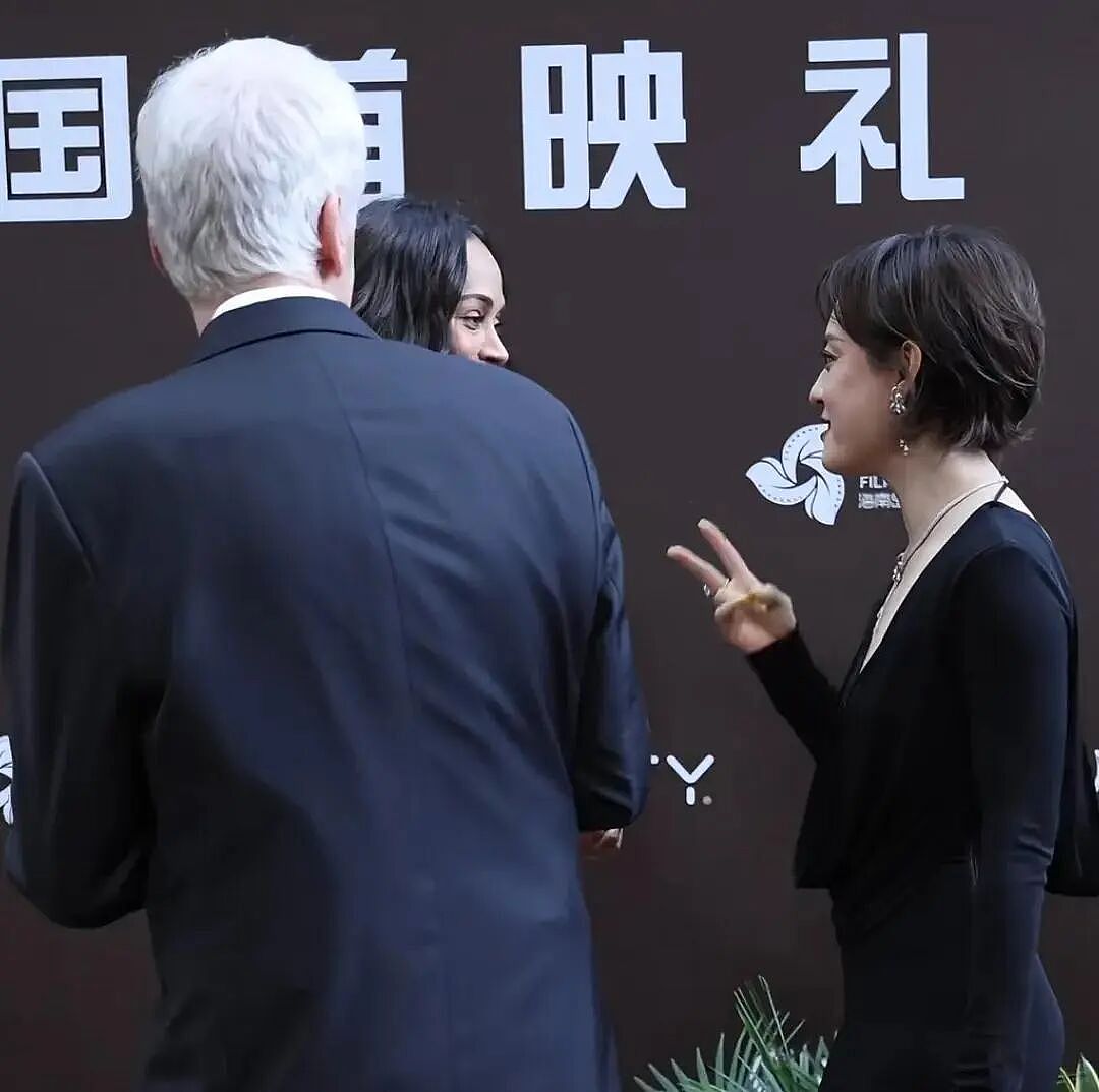 《阿凡达》首映礼尴尬一幕!章子怡被吐槽拜高踩低,主动和卡梅隆热聊,对孙俪邓超冷淡(视频/组图) - 13