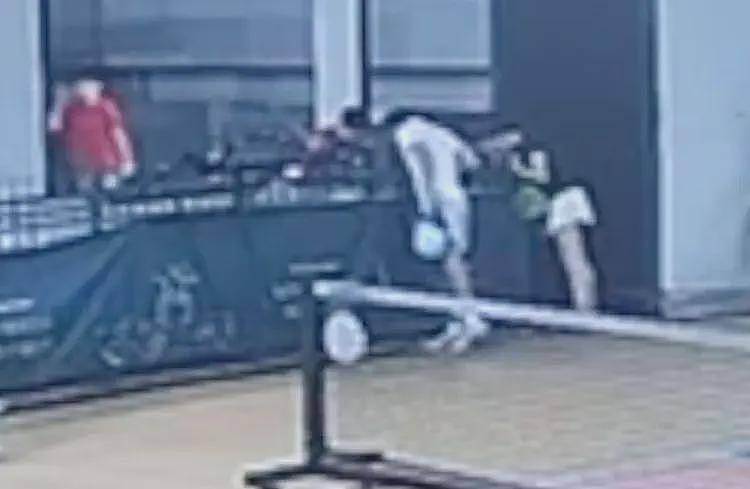悲剧！华裔男子在3楼打球坠亡：翻栏杆捡球踩空 误将悬空网当地面（组图） - 3