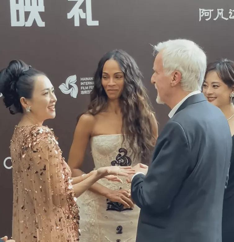 章子怡被吐槽拜高踩低！主动和卡梅隆热聊，对孙俪邓超略显冷淡（组图） - 10