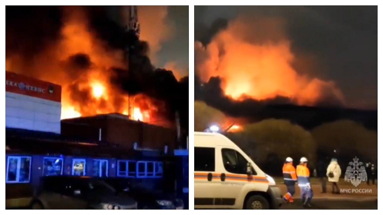俄罗斯圣彼得堡市集大火至少1死，爆炸声四起，建筑陷入火海（视频/组图） - 2