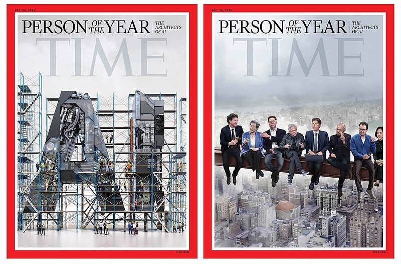 时代杂志2025风云人物“AI设计师”！黄仁勋、苏姿丰都登“封”（组图） - 1