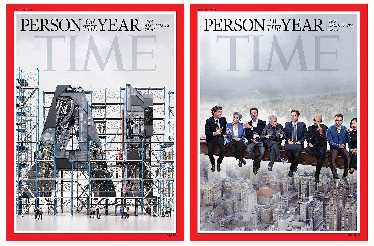 “人工智能缔造者”当选《时代》杂志2025年度人物(图) - 1