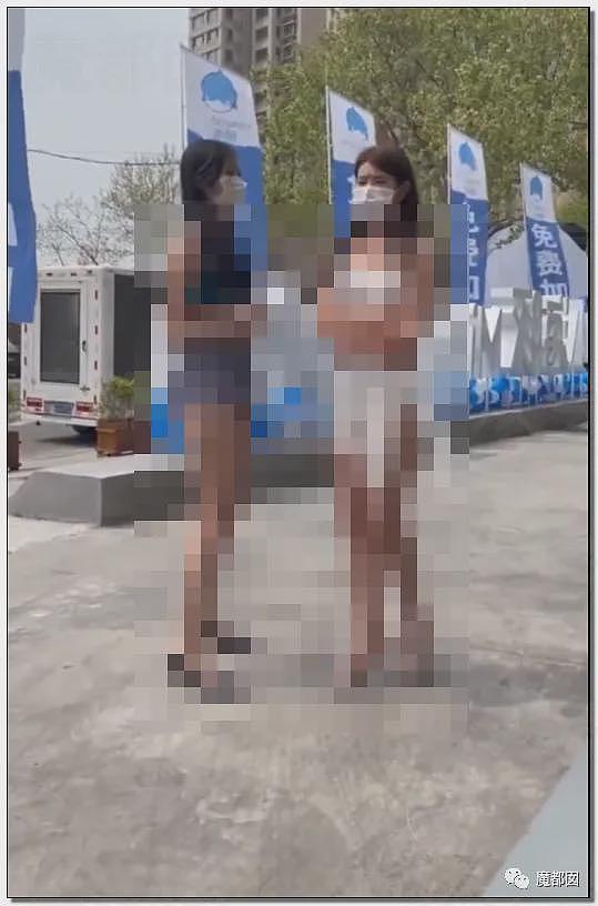 震撼！某加油站聘请靓丽大长腿模特促销引发排队（视频/组图） - 34