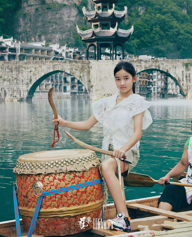聂远带女儿拍大片,11岁天天身高超160cm(组图) - 9