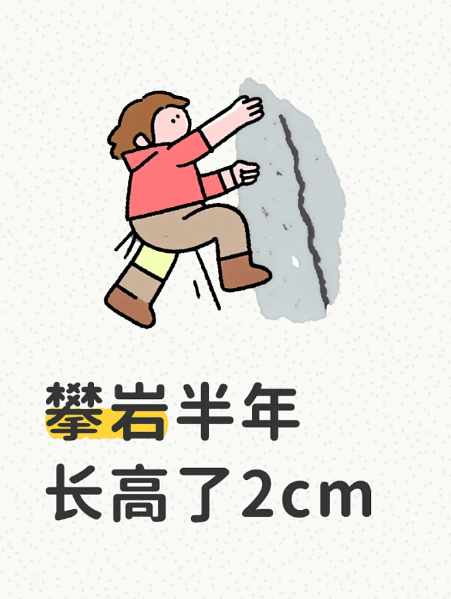攀岩1年，长高2厘米，攀岩这么神奇吗？！（组图） - 1