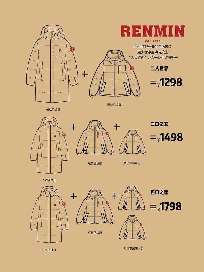 书记发帖“带货”，中国人民大学羽绒服卖疯了（组图） - 2