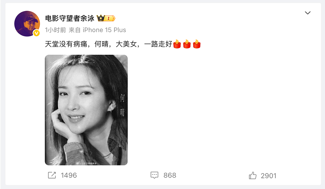 何晴突然离世,再见了,内娱唯一一位演遍四大名著的美人(组图) - 2